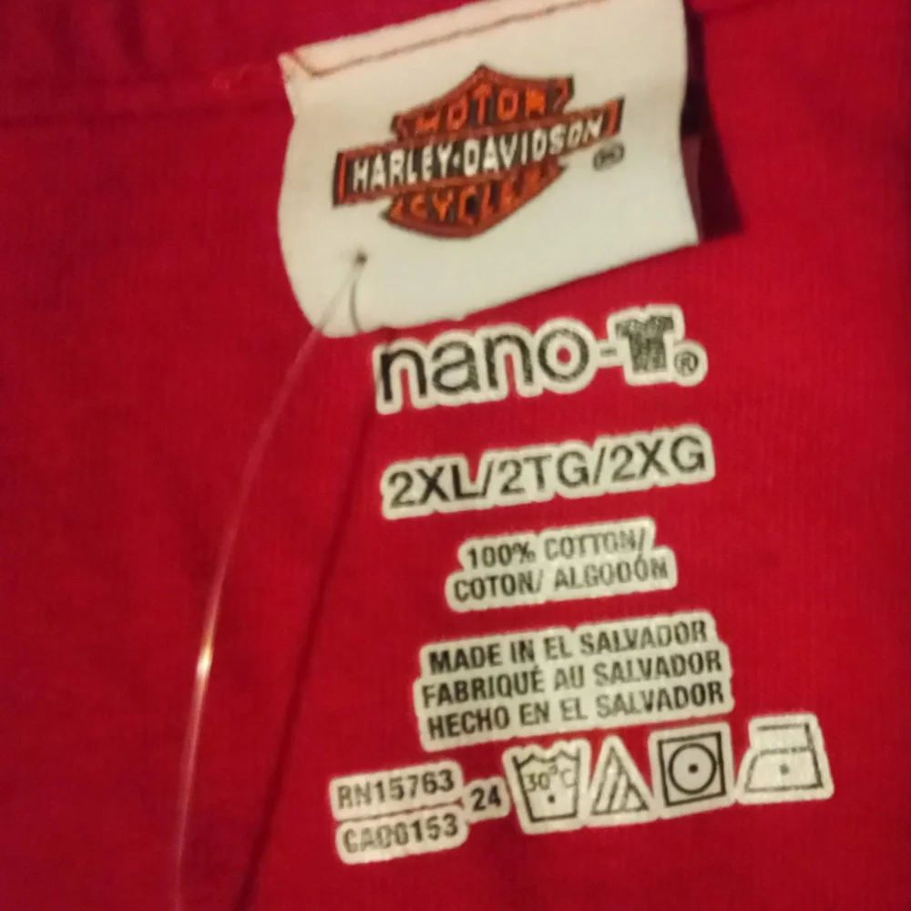 Harley-Davidson Red Graphic T-Shirt - Picture 4 of 4